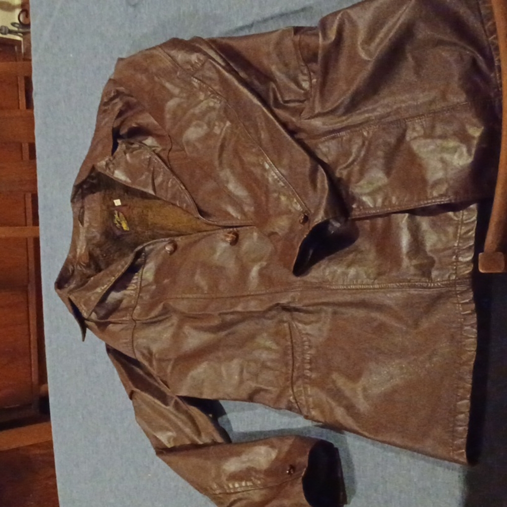 John Blair leather coat
